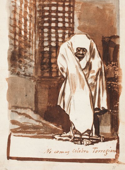 Do Not Eat Celebrated Torrigiano by Francisco de Goya